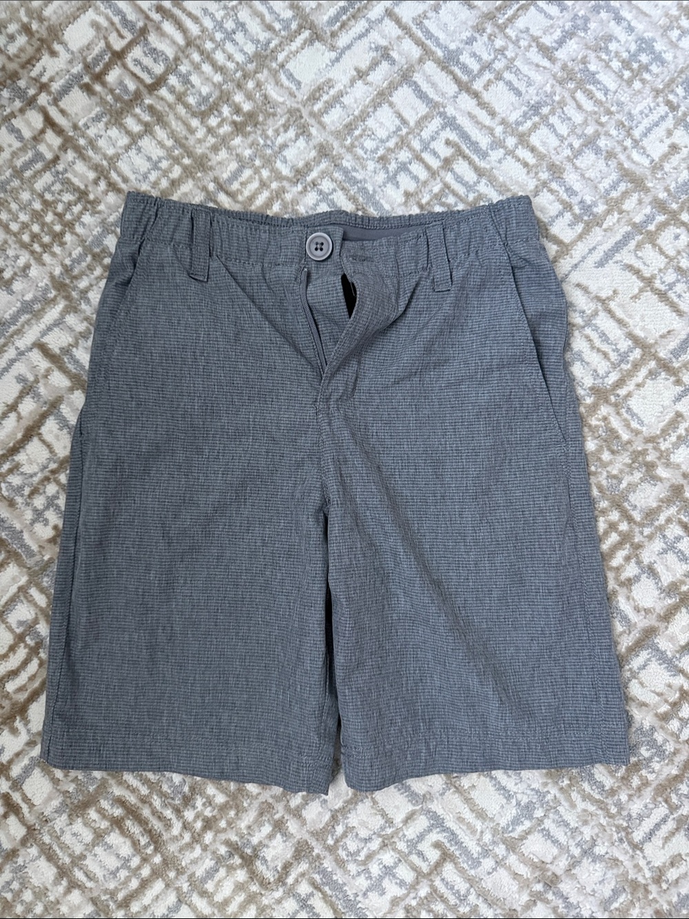 Boys Golf Gray Shorts - Classic Everyday Style